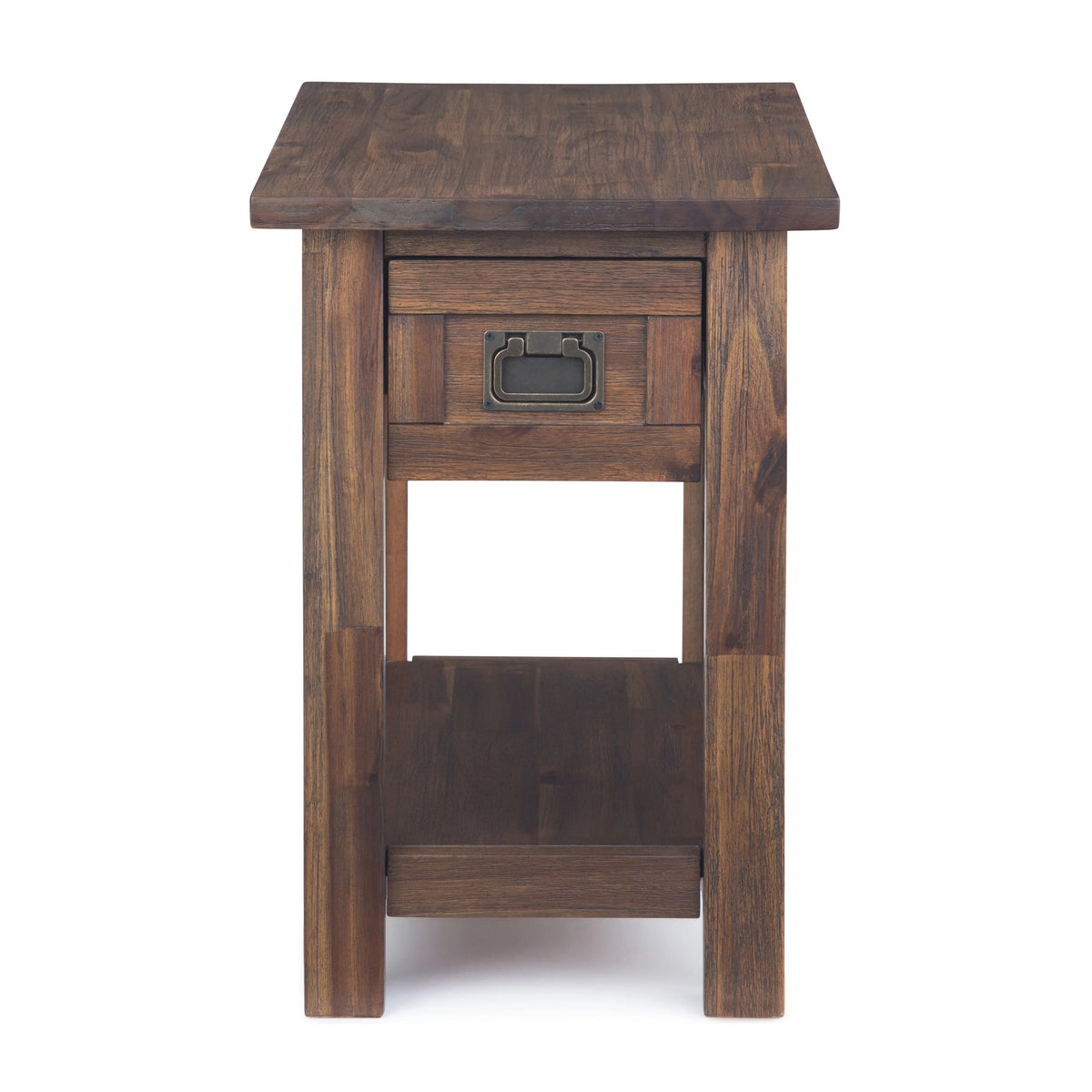 14 inch Wide Rustic Narrow Side Table J342