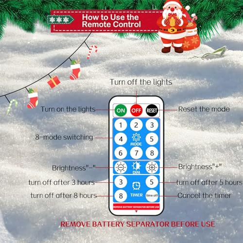 12 Pack Solar Christmas Pathway Stake Lights W1016
