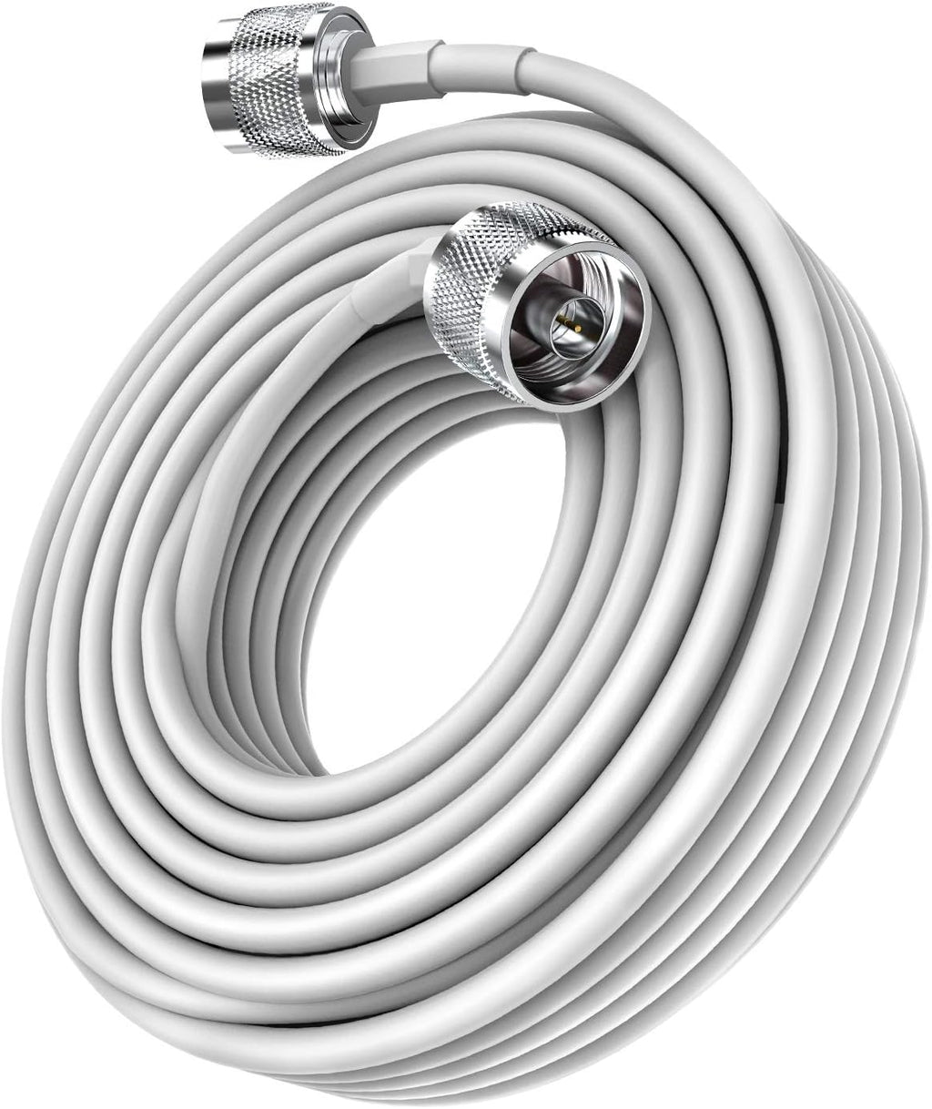 50 Ft N Male to N Male Low Loss Coax Cable 50 Ohm K750214