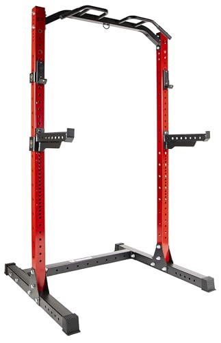 1000 Pound Capacity Power Rack Squat Stand with J-Hooks T81752