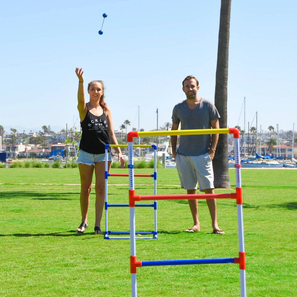 Ladder Toss Game Set with 6 Bolos and Carrying Case T8646