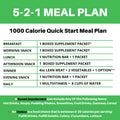 High Protein Low Calorie Meal Replacement Smoothie, Strawberry Banana A312