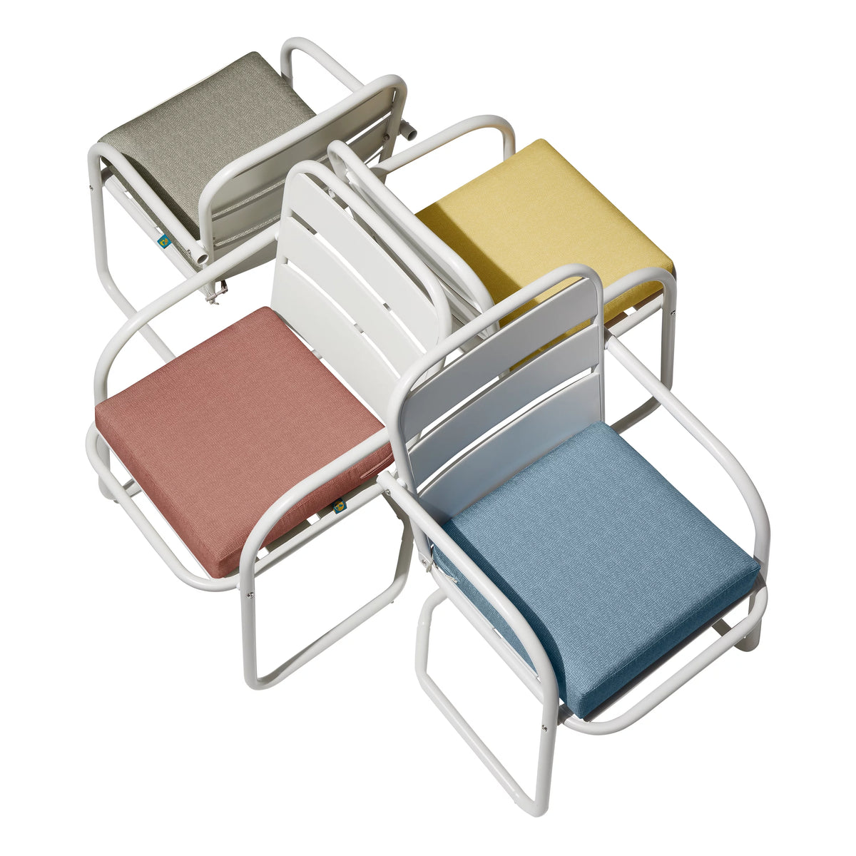 Water-Resistant Outdoor Dining Seat Cushion, 19 x 19 x 3 inch X75453