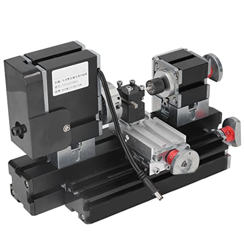 12VDC 60W 12000RPM Micro Lathe Machine with Drill Chuck Y89982