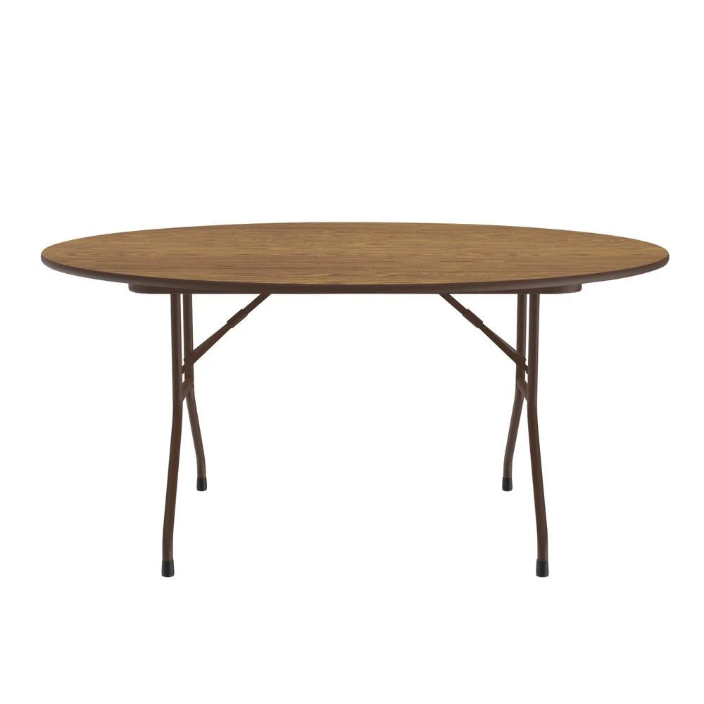 60x22 Round Melamine Folding Table U487