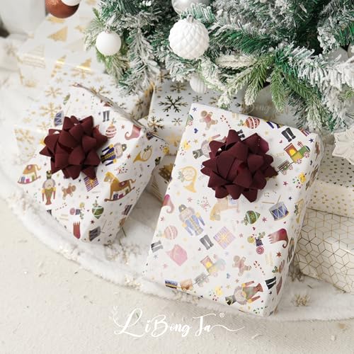Dark Red Velvet Gift Bow 12 PCs Y499