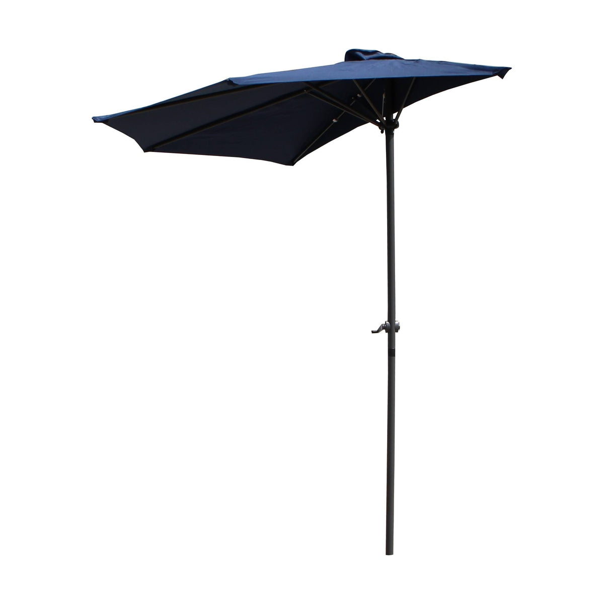 Navy Half Round Vented Patio Umbrella S345