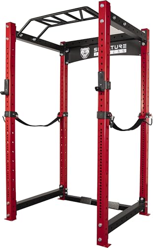 1000 Pound Capacity Power Rack Squat Stand with J-Hooks T81752