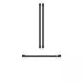 French Door Refrigerator Handle Kit in Flat Black Z9958