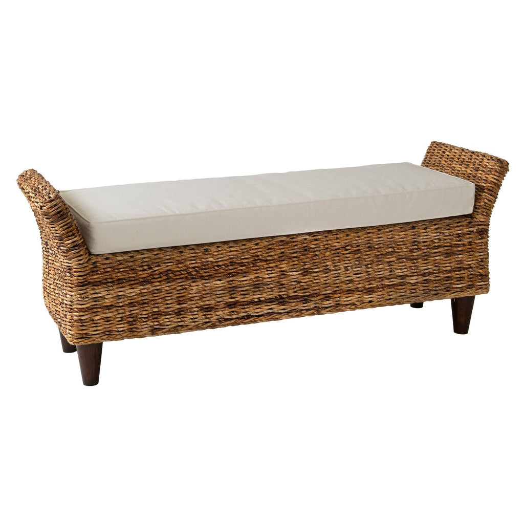 Brown Abaca Bench P1933