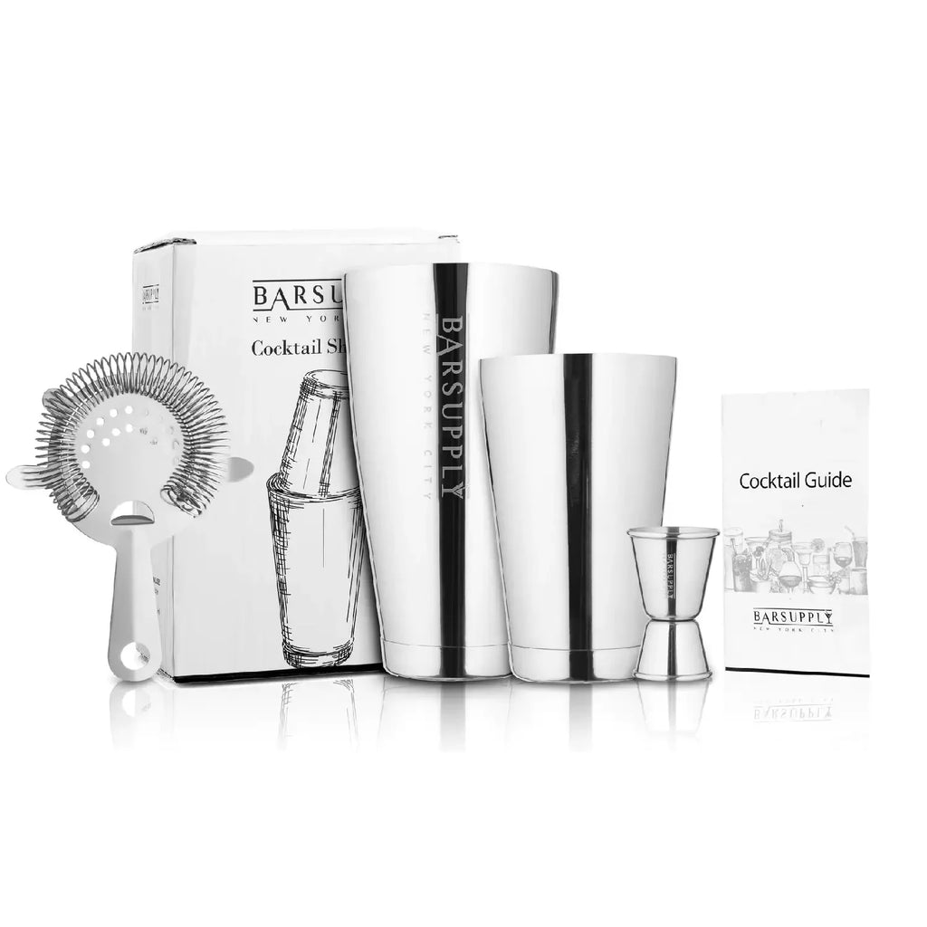 4-Piece Boston Cocktail Shaker Set O426