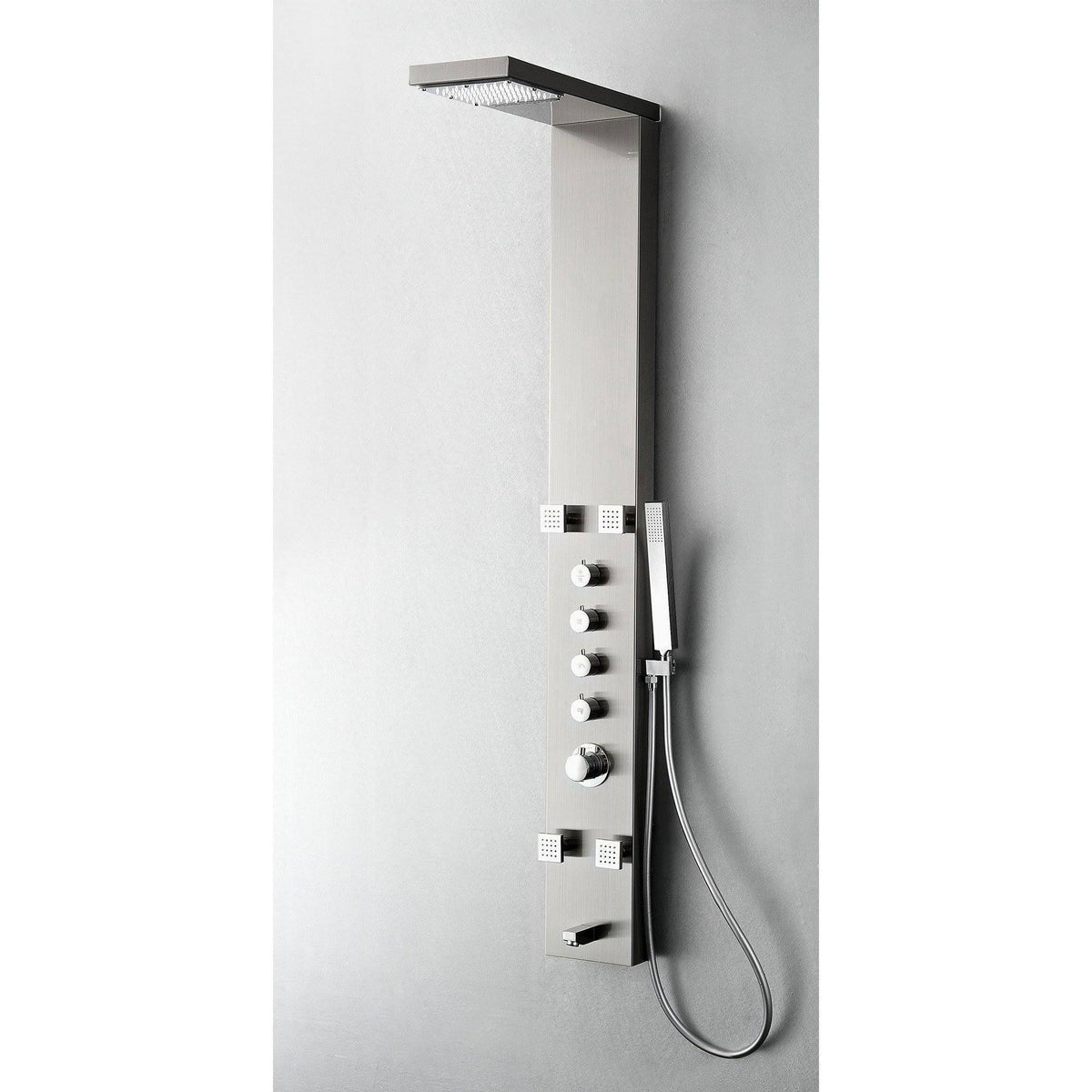 Stainless Steel Thermostatic Shower Massage Panel M636