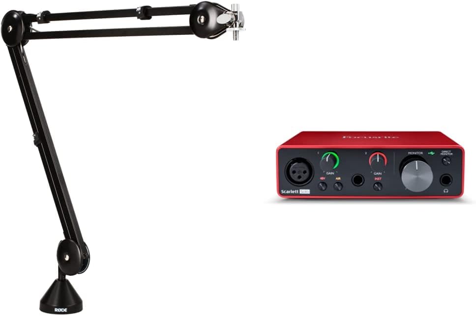 Rode PSA1 & Focusrite Scarlett Solo 3rd Gen USB Audio Interface X804