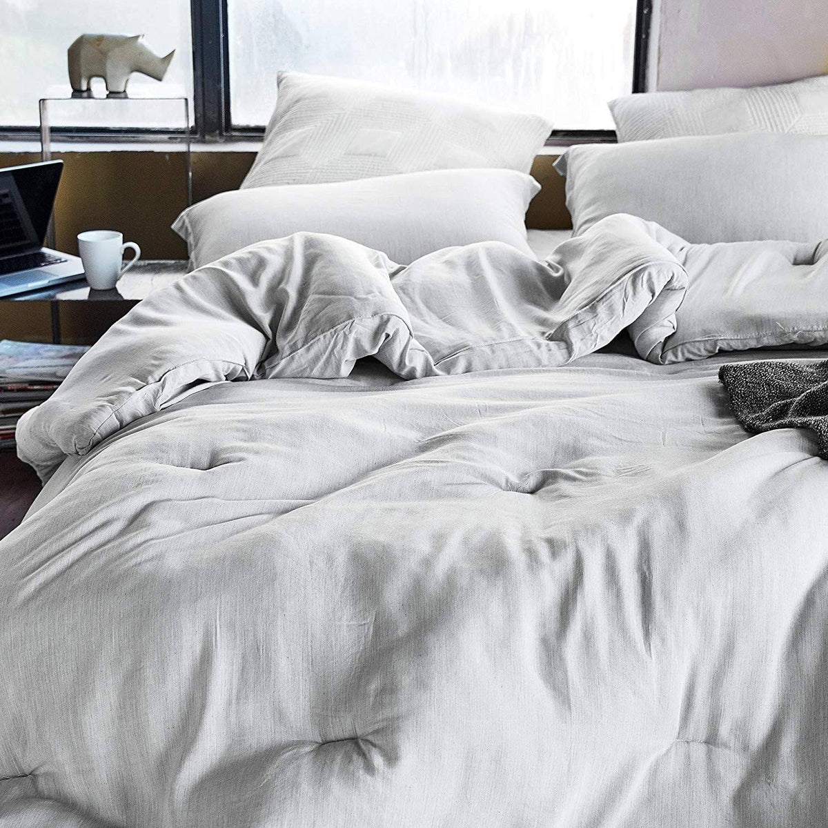 Grey Twin XL Comforter D454845
