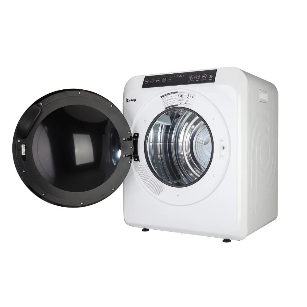 White 13lbs Capacity Stainless Steel Electric Clothes Dryer A414696