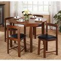 5 Piece Brown MDF Dining Set R302