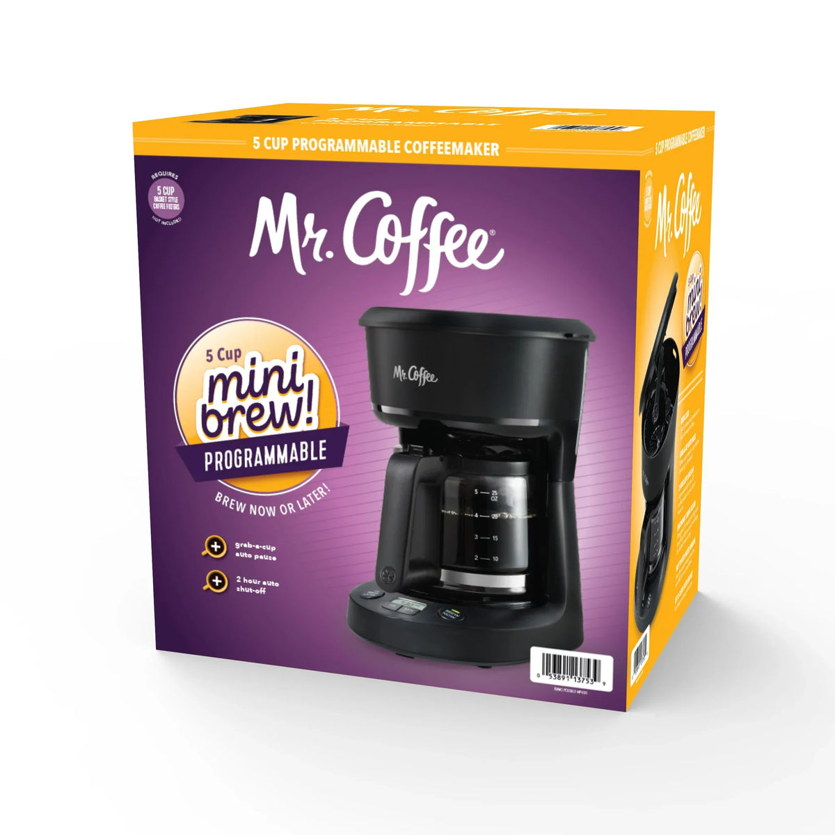 5-Cup Mini Brew Coffee Maker P869843