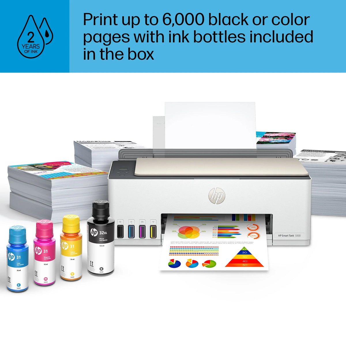 Wireless All-in-One Color Inkjet Printer Q6588