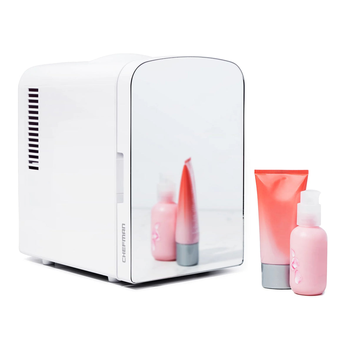 Pink Portable 4L Mini Fridge with Heating and Cooling S767760