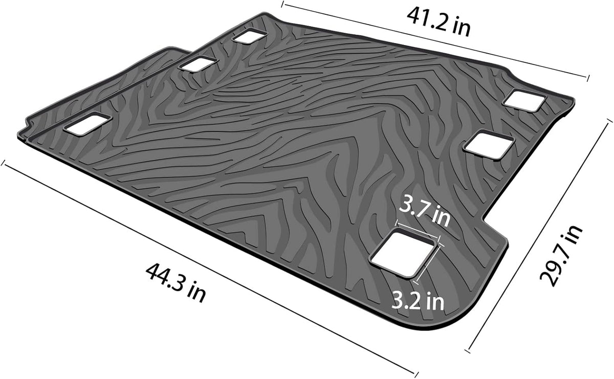 Black Heavy Duty Anti-Slip Cargo Liner Mats H55165