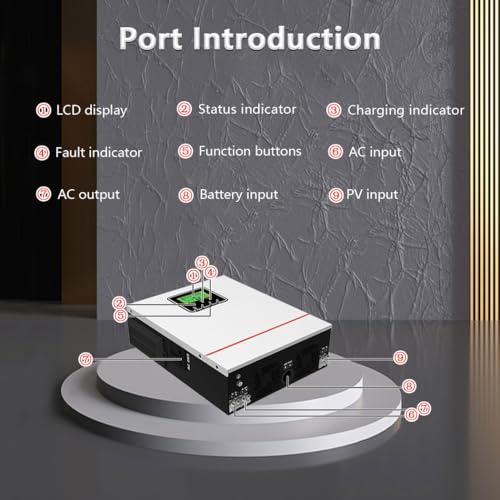 2200W Solar Hybrid Inverter Pure Sine Wave with 80A MPPT Solar Charger C45997