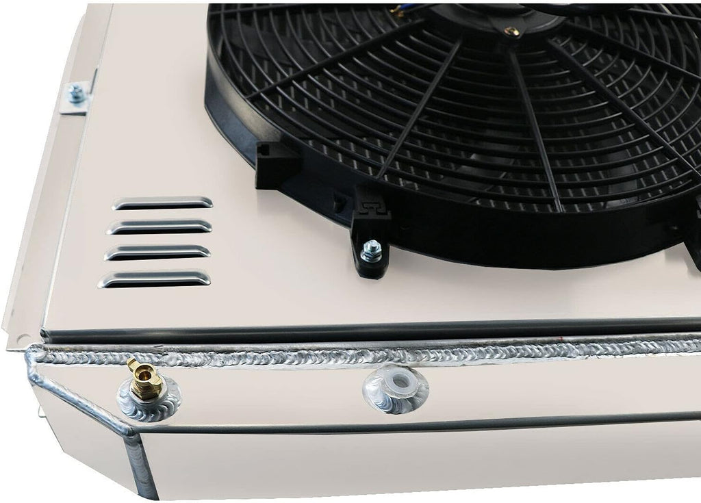 All Aluminum 4 Row Radiator with Shroud and Fan R601