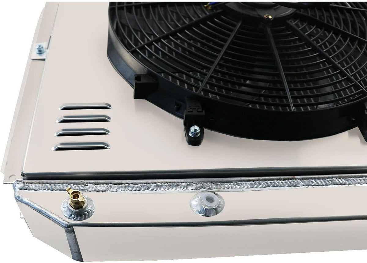 All Aluminum 4 Row Radiator with Shroud and Fan R601