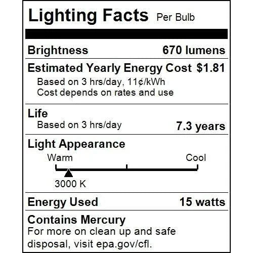 Compact Fluorescent Light Bulb A644