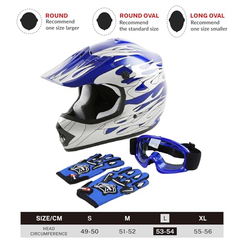 Red Spider Design Motorcycle Helmet with Goggles and Gloves Small F134217