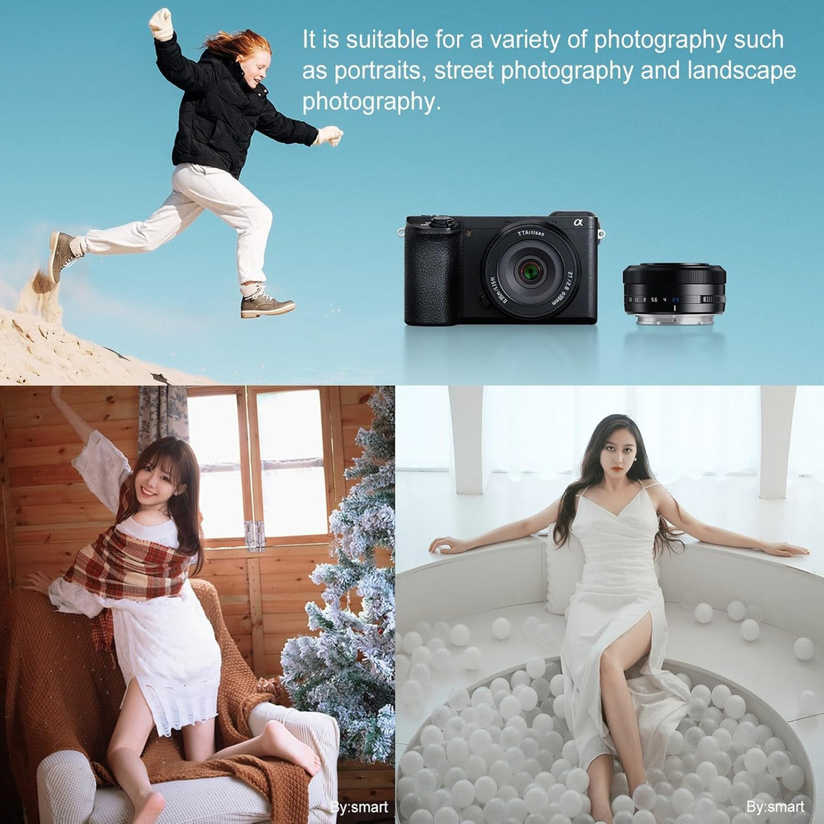 Black 27mm F2.8 APS-C Auto Focus Lens D24916