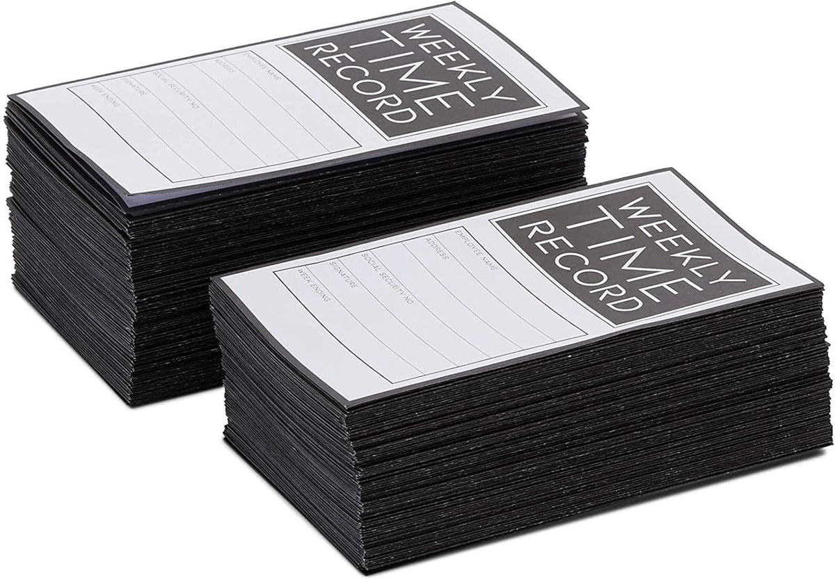 200 Pack Trifold Time Cards (5 x 8 in) G10624