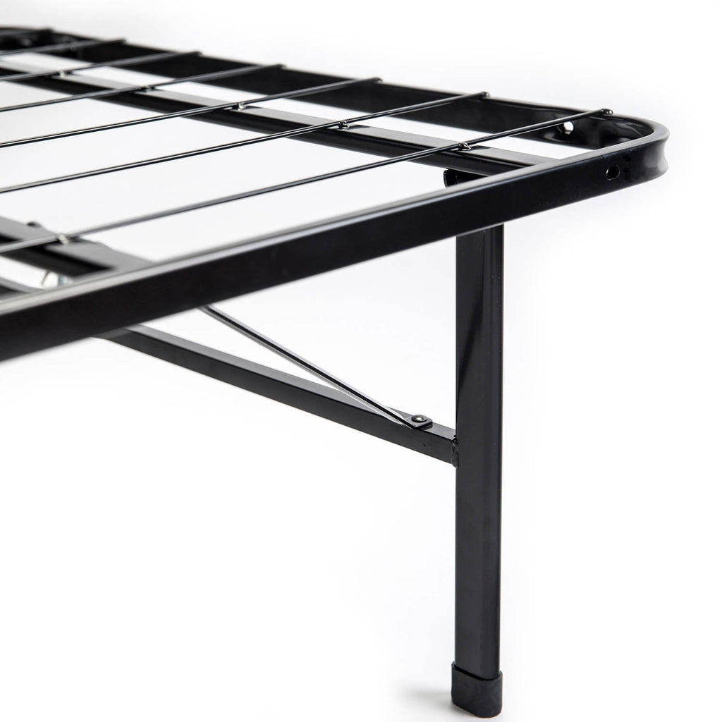 Black Steel Smart Base Bed Frame F3905