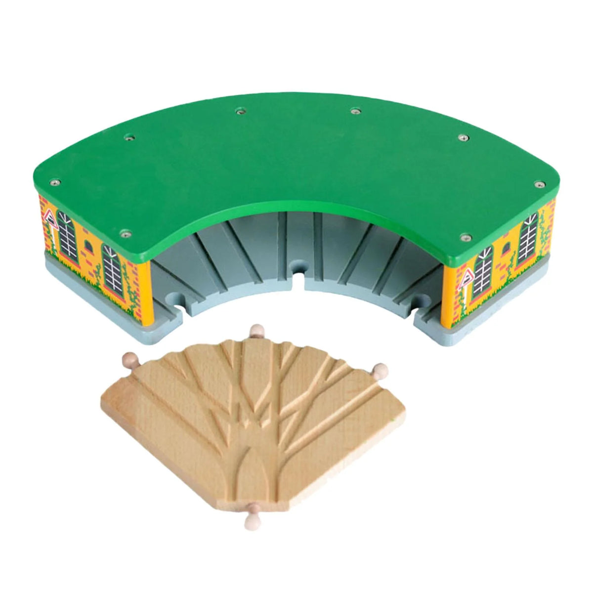Wooden Train Shed Toy B906