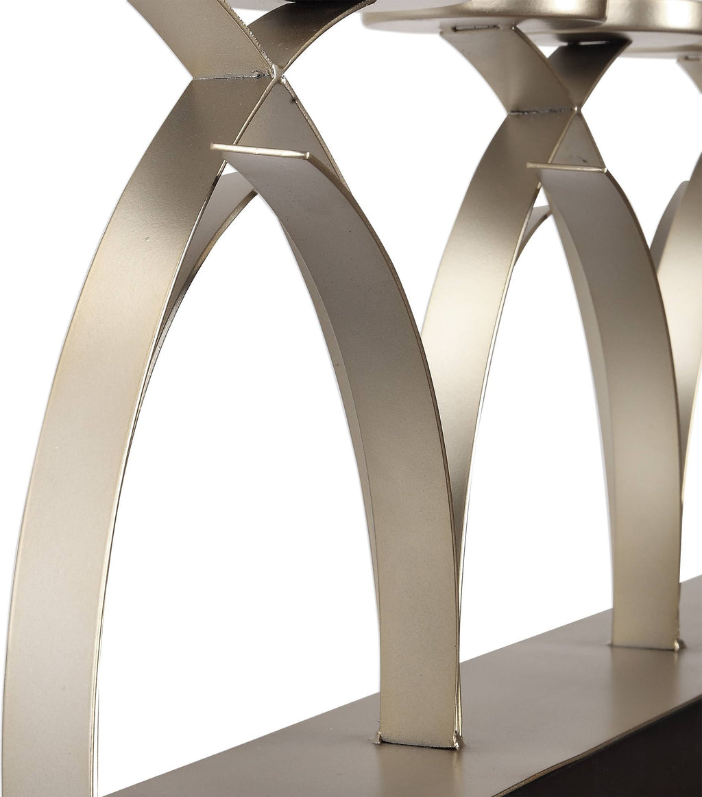 Antiqued Silver Candelabra T908653