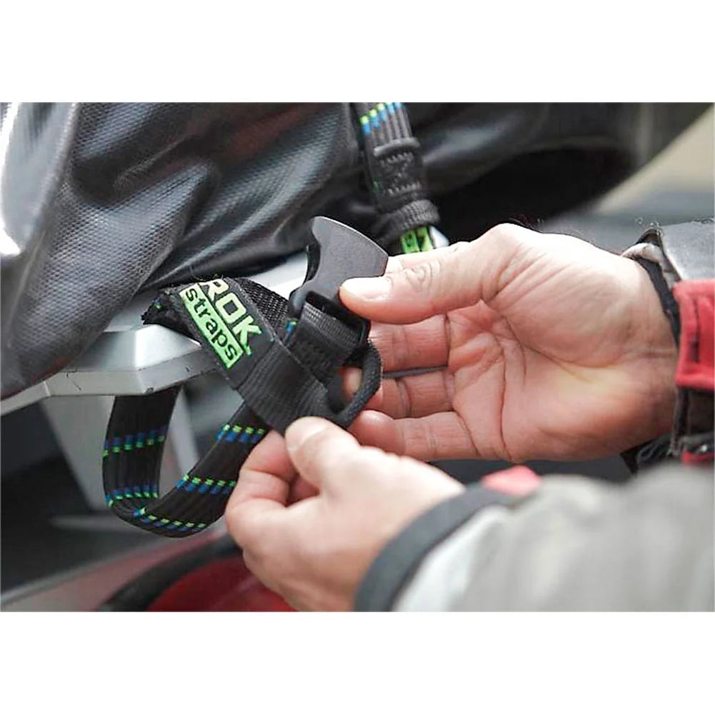 Medium Duty Adjustable Cargo Straps Black/Orange M7167