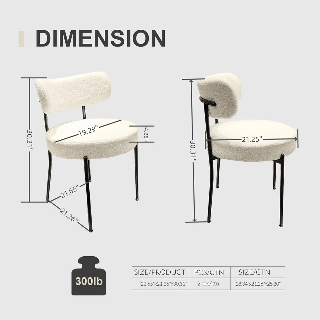 Round Dining Table Set for 2, 3 Pieces White Z700095