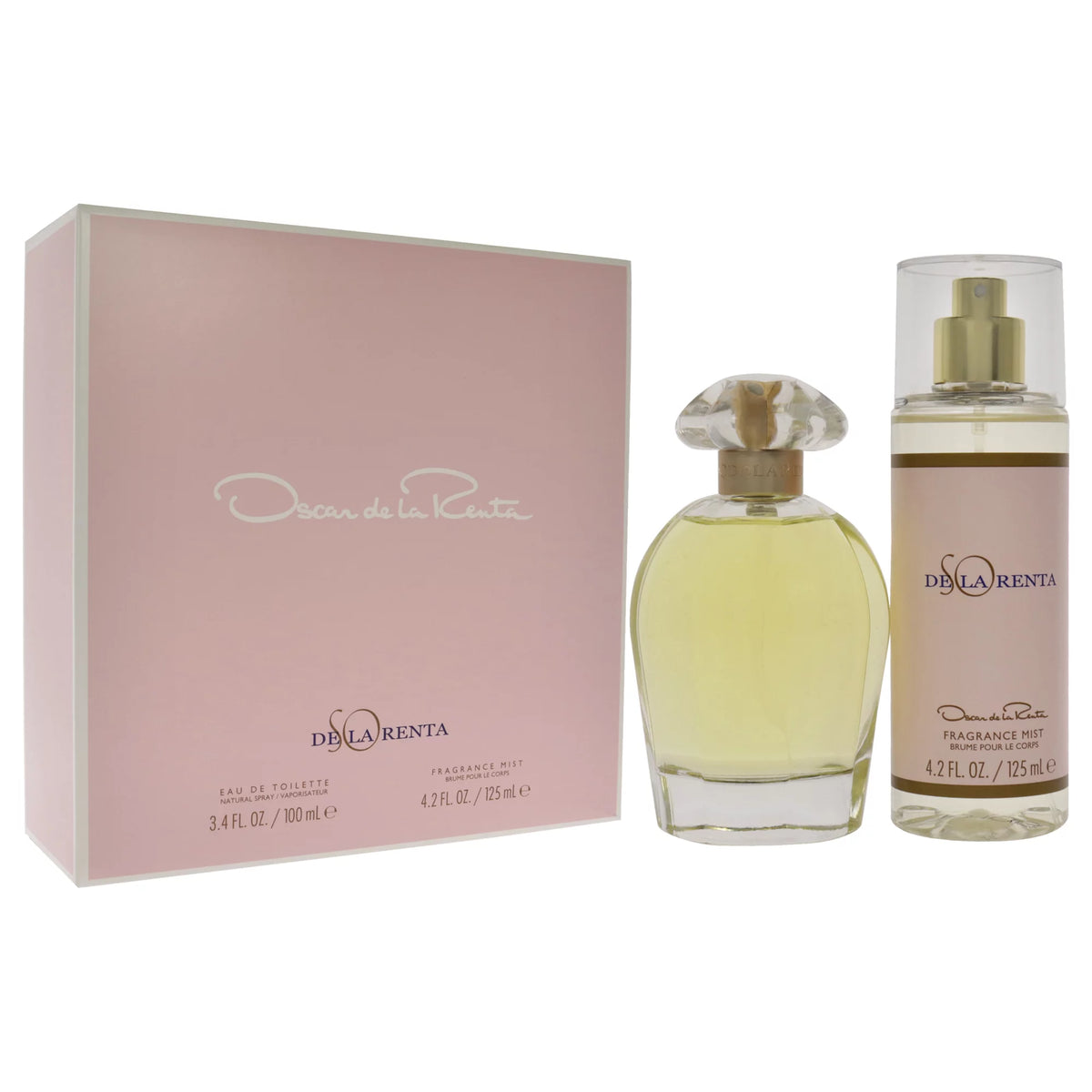 2 Pc Gift Set 3.4oz EDT Spray 4.2oz Fragrance Mist R11866