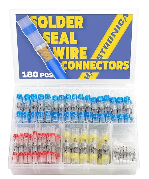 180PCS Waterproof Solder Seal Wire Connectors W8464