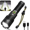 Rechargeable LED Flashlight with Zoomable, IPX6 Waterproof M81982