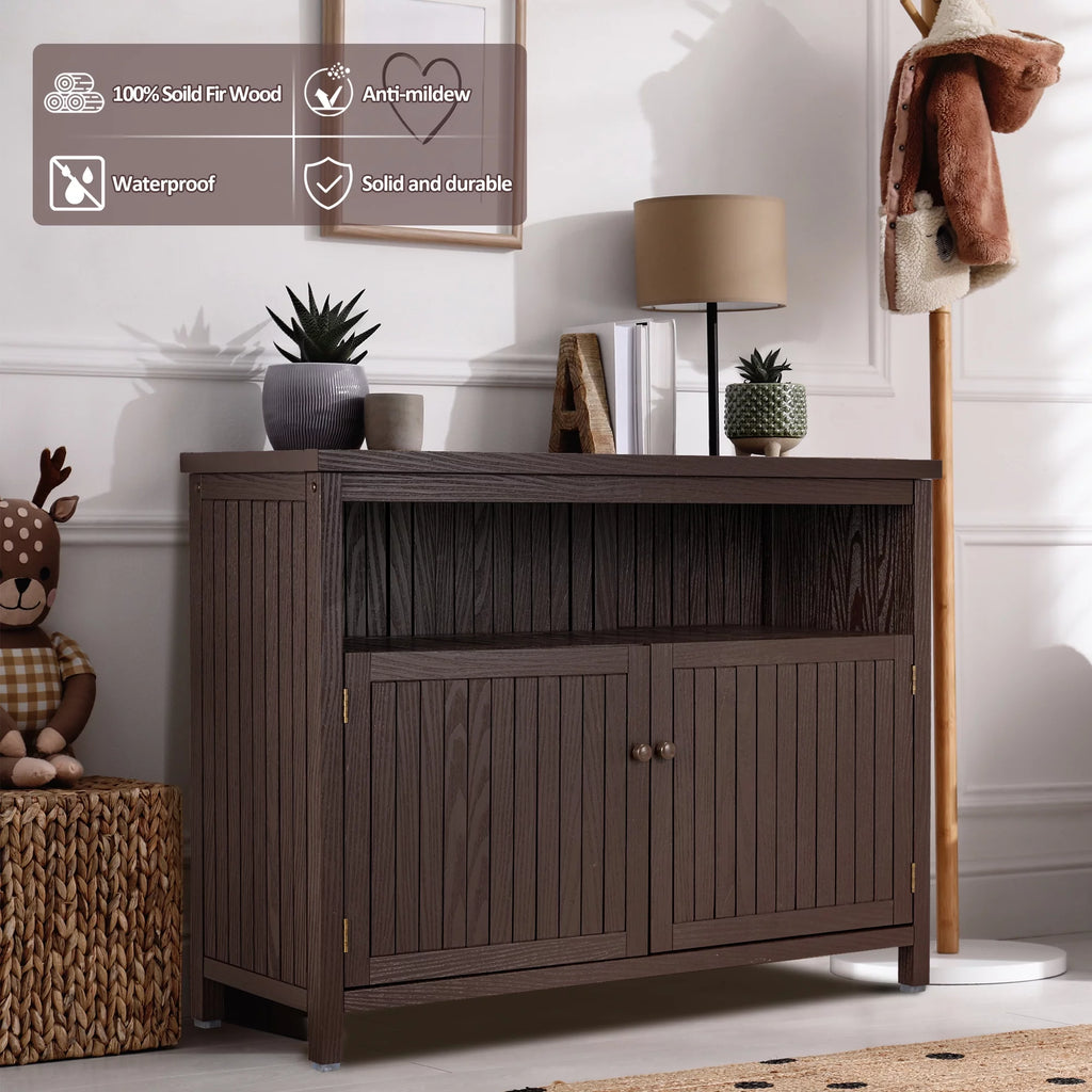 Solid Wood Storage Cabinet U802132