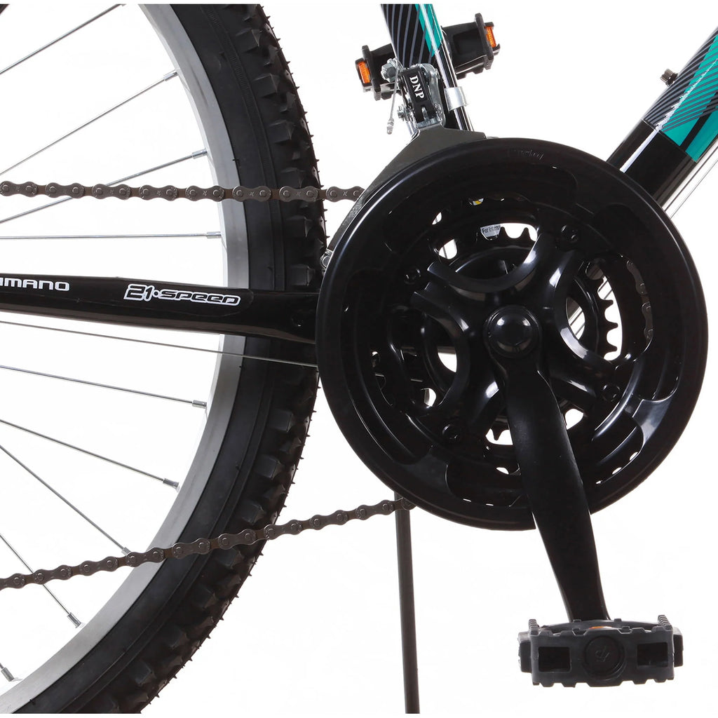 Black 21-Speed Suspension Mountain Bike T3022
