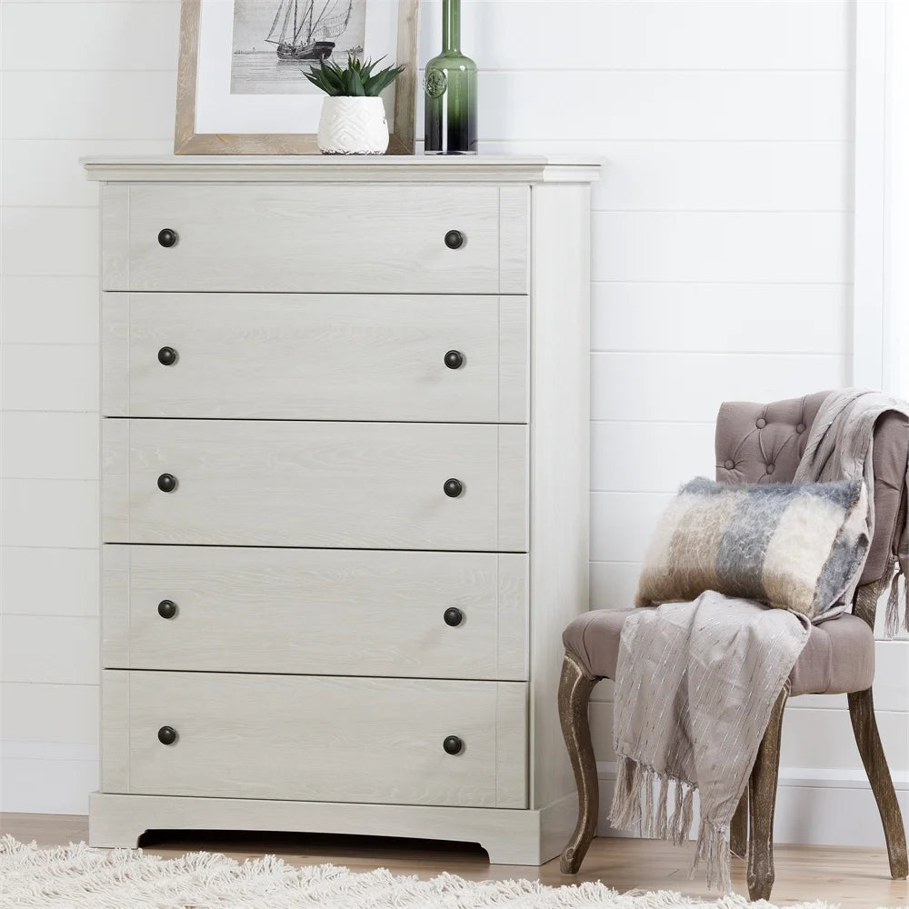 5 Drawer Winter Oak Dresser W203221