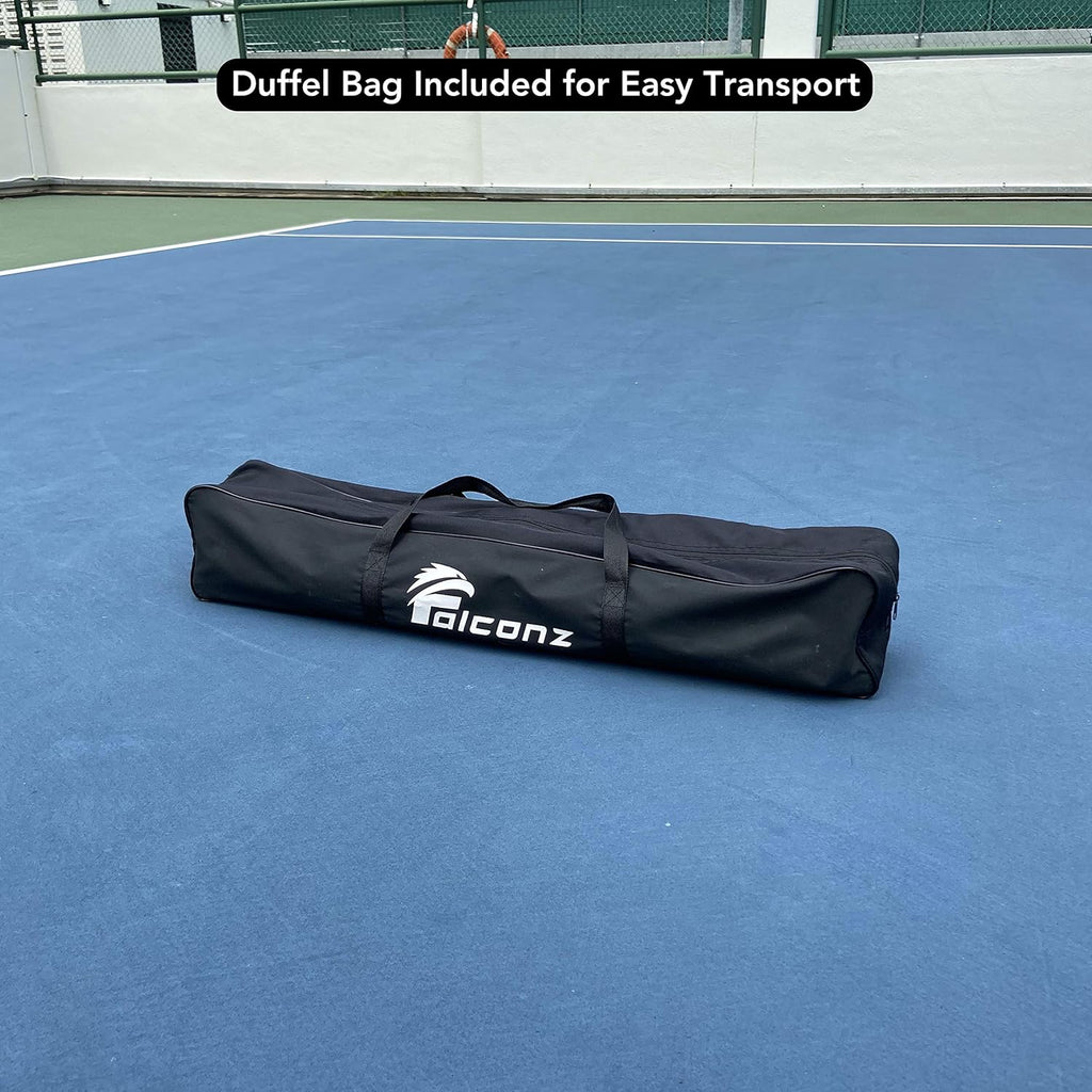 Regulation Size Portable Pickleball Net with Steel Frame and PE Netting X9373