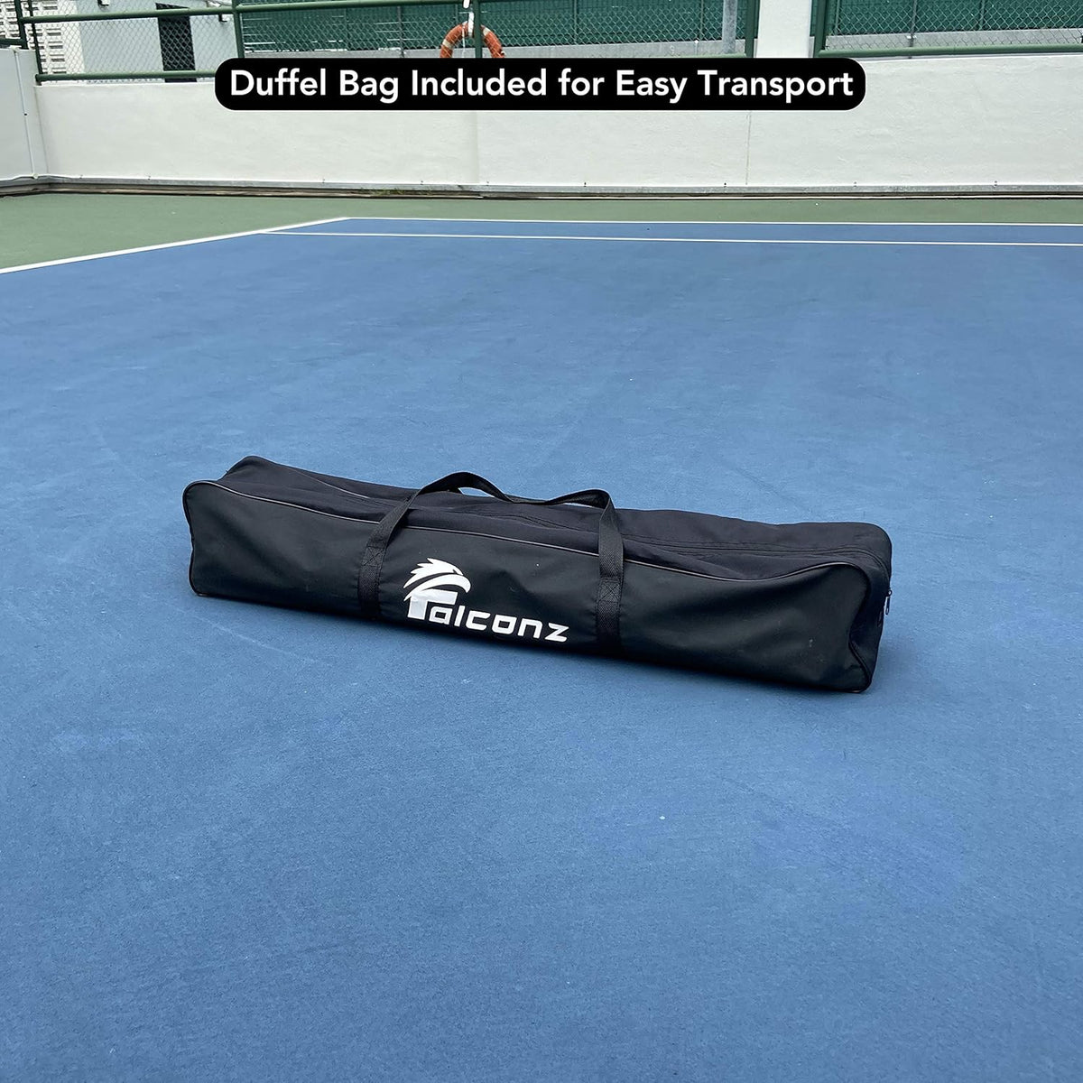 Regulation Size Portable Pickleball Net with Steel Frame and PE Netting X9373