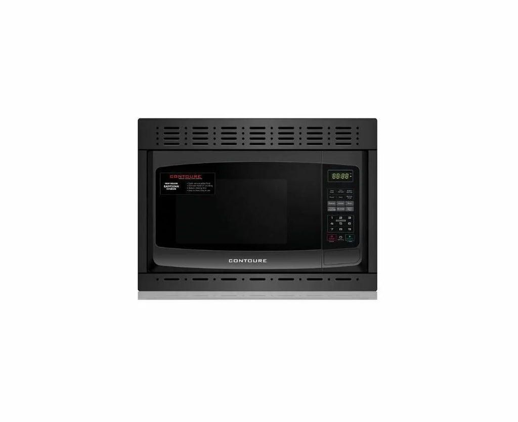 Built-In Microwave Oven with Trim Kit Black 0.9 Cuft M275
