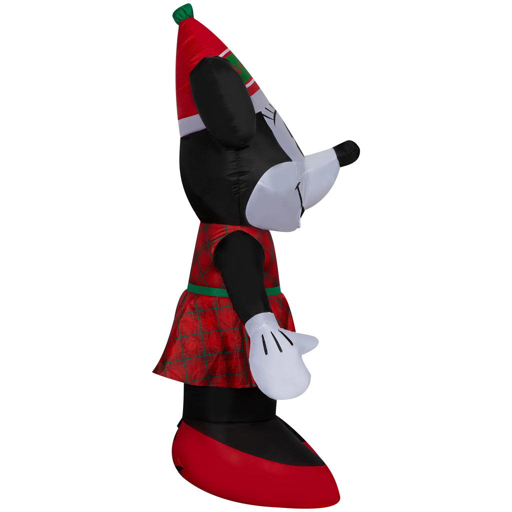 5 Foot Nordic Winter Christmas Minnie Mouse Inflatables H935