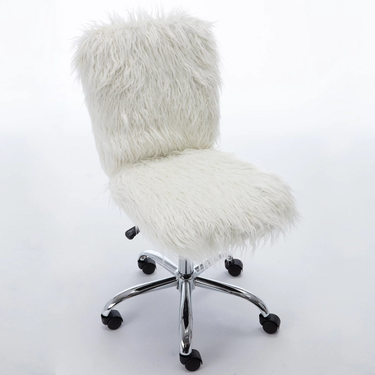White Vanity Office Chair J69906