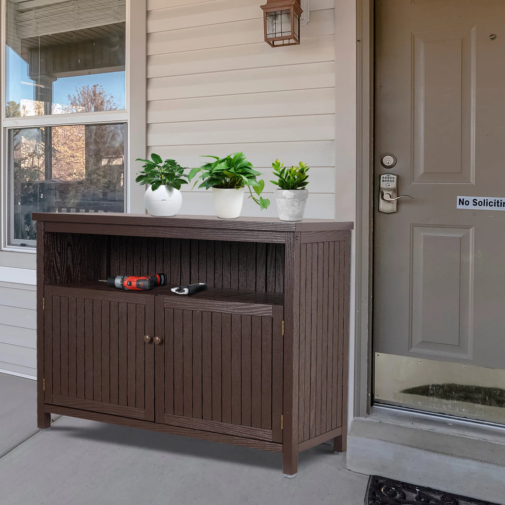 Solid Wood Storage Cabinet U802132