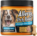 90 Soft Chews Chicken Flavor Dog Allergy Chews with Omega 3 Fish Oil G41193