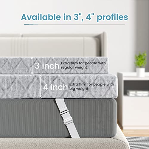 3 Inch Firm Memory Foam Mattress Topper Twin Size B623499